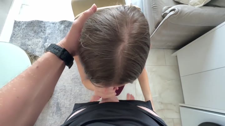 Fucked a fit girl Mybabynoface after the gym and splashed her body with my cum