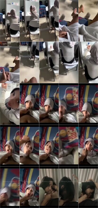 Paksa Hijab Cantik Sepong Kontol