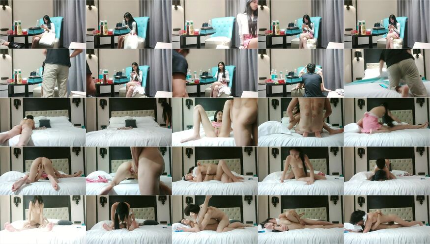 The Guy Spent 3000 Yuan In The Hotel To Hook Up With A Beautiful Girl Who Just Debuted And Had A Pink Bb