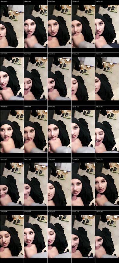 Abg Hijab Cantik Crot Di Muka