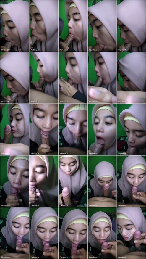 Jilbab Igo Sepong Croot Di Muka Jilbab