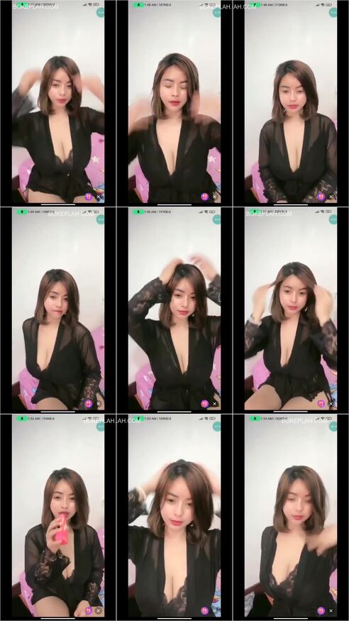 Si Cantik Pirang Lagi Live Tipis Tipis Bahan Lokal