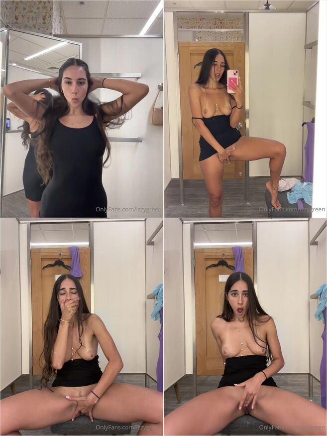 Izzy Green Squirts In A Public Changing Room | PureGirl.TV