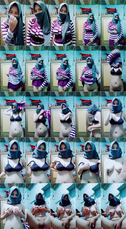 Cewe Jilbab Buka Bukaan Hingga Colmek