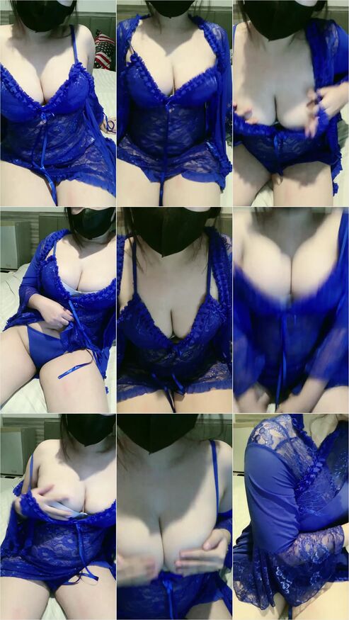 Pentil Nenen Kak Imey Gemoy Lingerie Biru Mango Sexy 153777