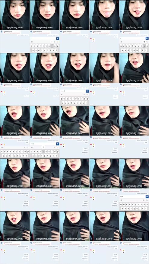 Ome Tv Abg Hijab Hitam Godain Pascol