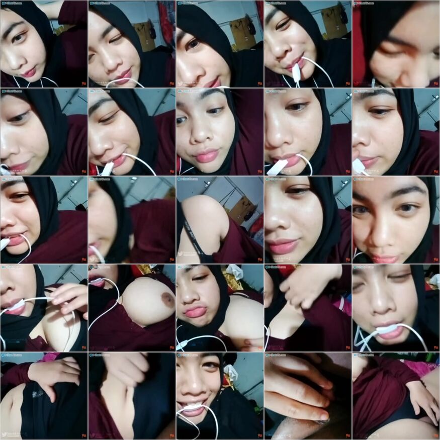 Ome Tv Hijab Hitam Mulus