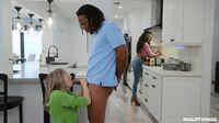 Moms Lick Teens – Coco Lovelock & Naomi Foxxx MILF Busts Sneaky Kitchen BJ