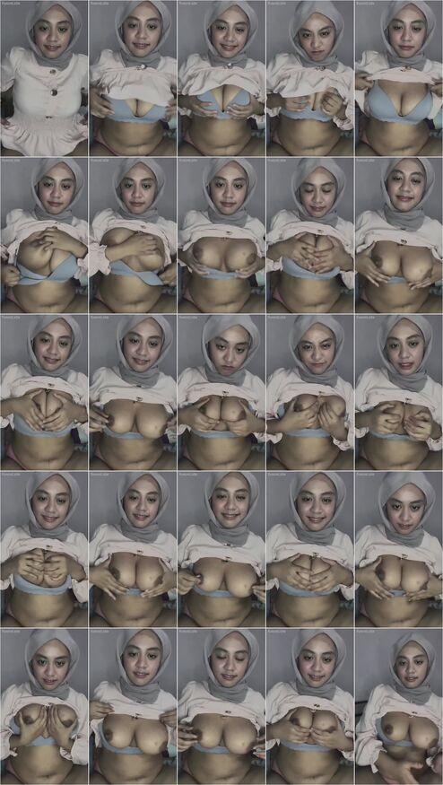 Hijab Sange Abu Abu Pamer Toket Gede