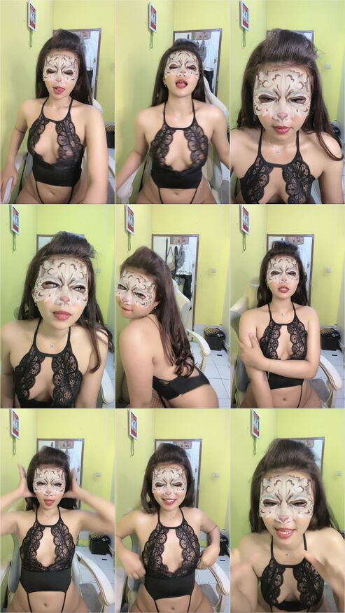 Si Binal Pamer Lingerie Hitam Baru Sambil Melet Dream 148315